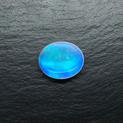 3.1ct Gem Crystal Opal, A Very Unique Gem With Electric Flashes of Blue-Teal Rolling Across The Stone