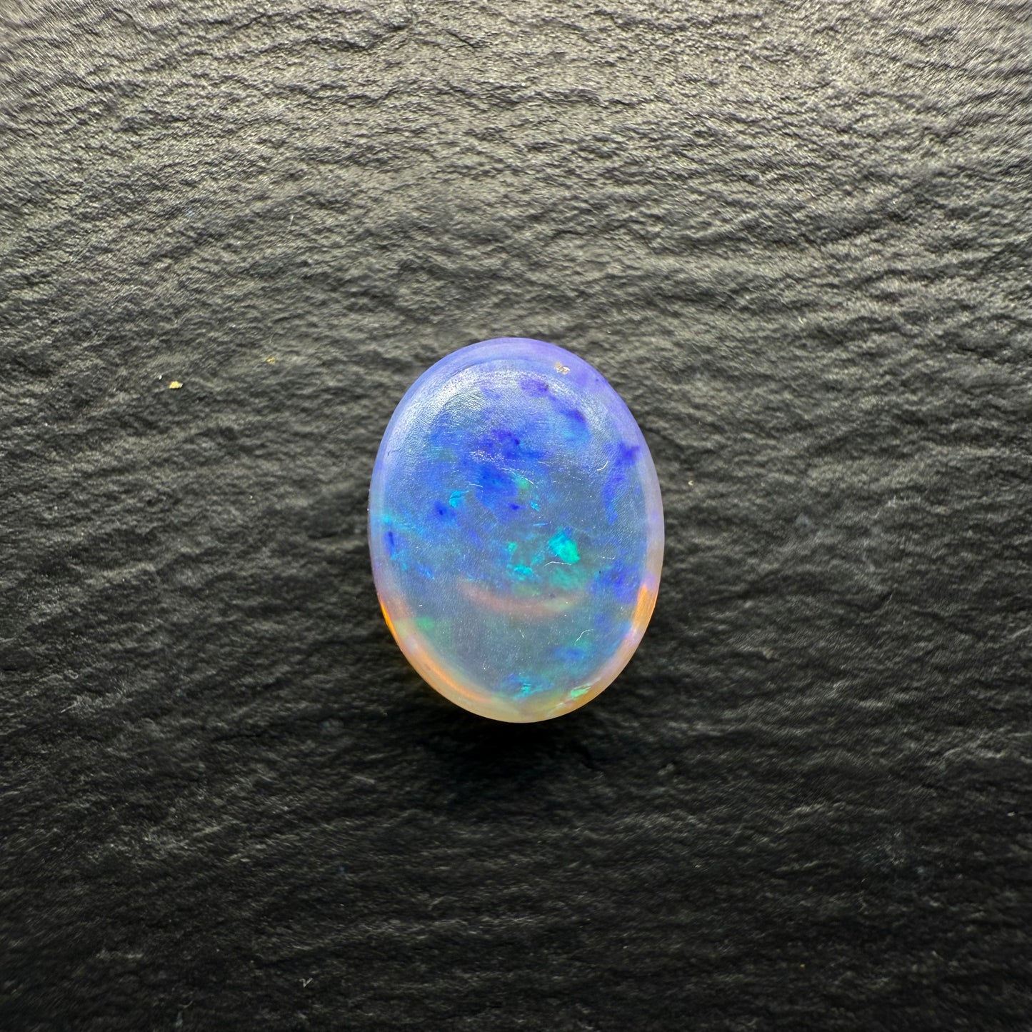2.8ct Gem Crystal Opal With a Well Distributed Pattern Showcasing Minty Blue-Greens
