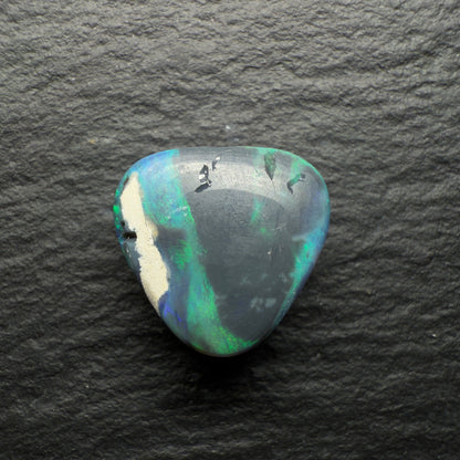 3.7ct Black Opal with A Lovely Teal Color Palette And A Moss Pattern