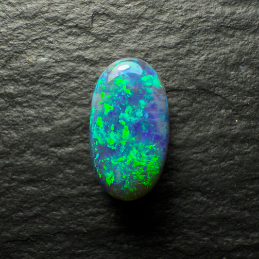 0.95ct Black Opal, This Gem Has A Lovely Speckled Blue-Green Color Palette