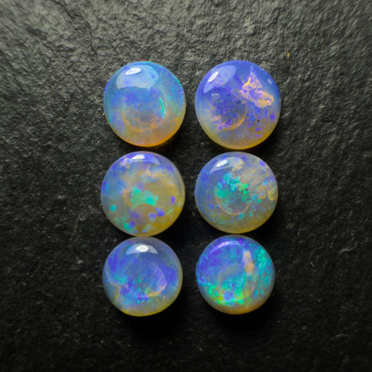 BUNDLE (Price For Parcel) Small Crystal Opals With Blues, Greens, And Purples And Lots Of Depth