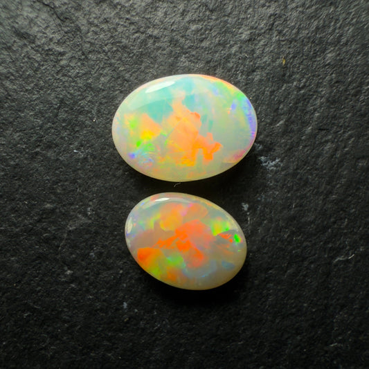 (Price For Parcel) Dark Opals With Multi Color Palettes