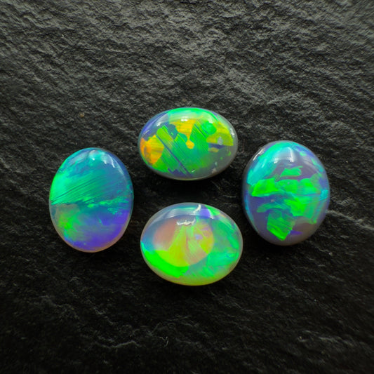 2.15ct BUNDLE (Price For Parcel) Gem Crystal opals With Bright Colors and Great Pattern Dispersal
