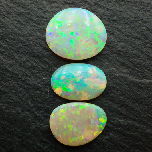 3.74cts Bundle (Price For Parcel) Crystal Opals With Speckled Patterns