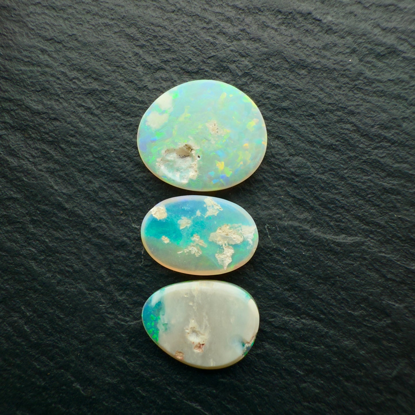 3.74cts Bundle (Price For Parcel) Crystal Opals With Speckled Patterns