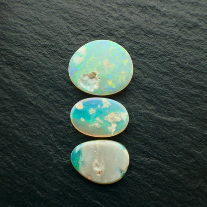 3.74cts Bundle (Price For Parcel) Crystal Opals With Speckled Patterns