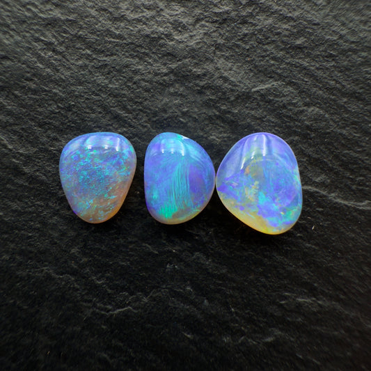 1.76ct BUNDLE  (Price For Parcel) Small Crystal opals With Pastel Blues And Greens