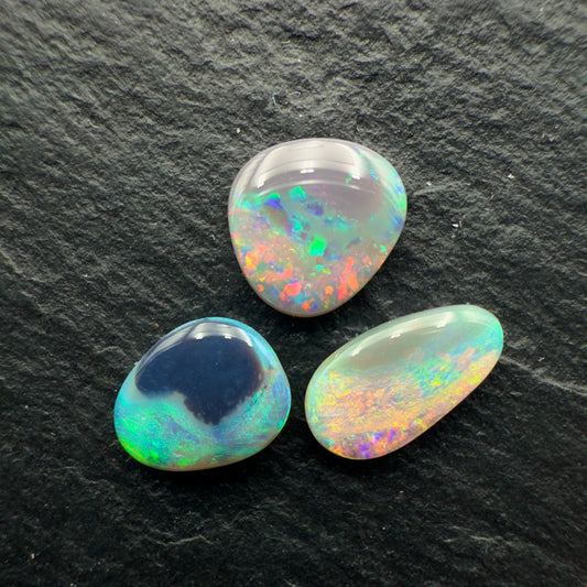 1.95ct Bundle (Price For Parcel)  Picture Stone Black Opals And Dark Opals