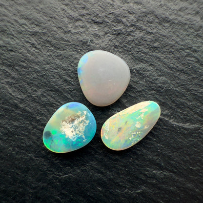 1.95ct Bundle (Price For Parcel)  Picture Stone Black Opals And Dark Opals