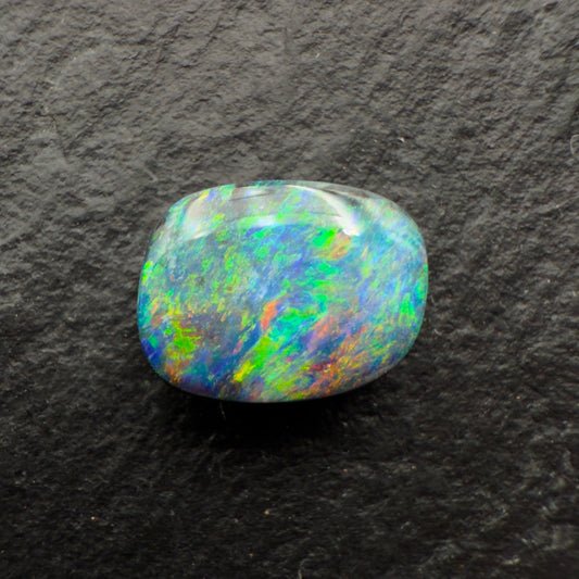 1.31ct Affordable Black opal With A Multicolor Moss pattern