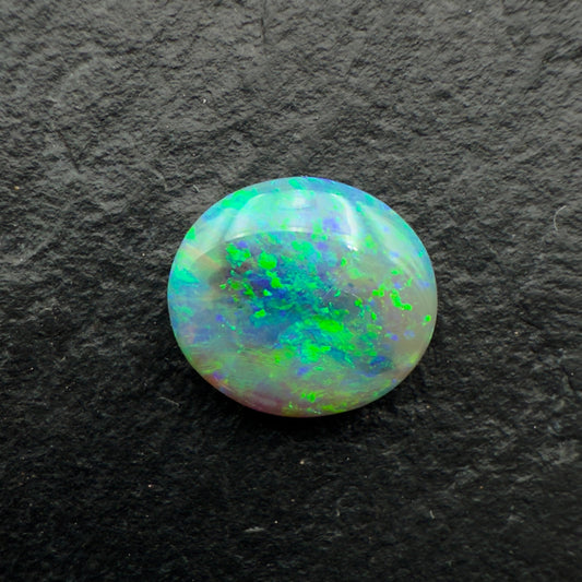 1.28cts Affordable Dark Opal With A Speckled Blue Green Pattern