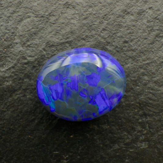 2.72cts Affordable Black Opal With Purple-Blue Color play