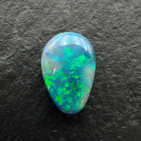 1.46ct Affordable Black Opal With speckled Blue-Green Color