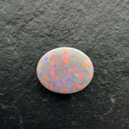 1.0ct Affordable Dark Opal With Red Pinfire Pattern
