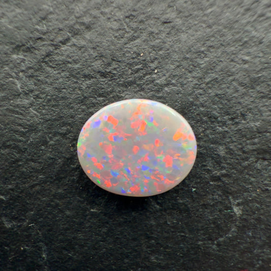1.0ct Affordable Dark Opal With Red Pinfire Pattern
