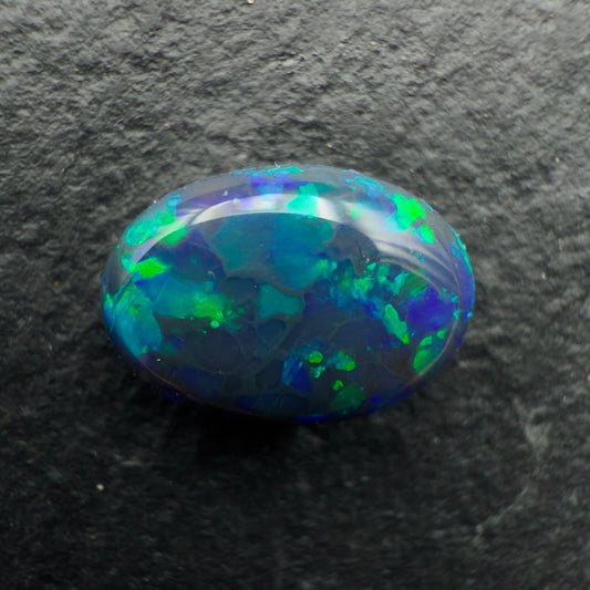 1.5ct Gem Black Opal With A Lovely Speckled Pattern