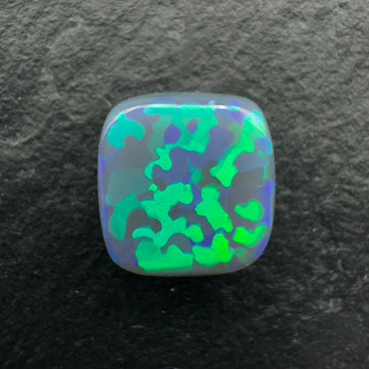 3.3ct Gem Black opal With ultra Rare Paisley Pattern