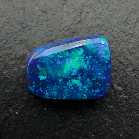 2.74cts Gem Black Opal With Deep Blue Green Pattern