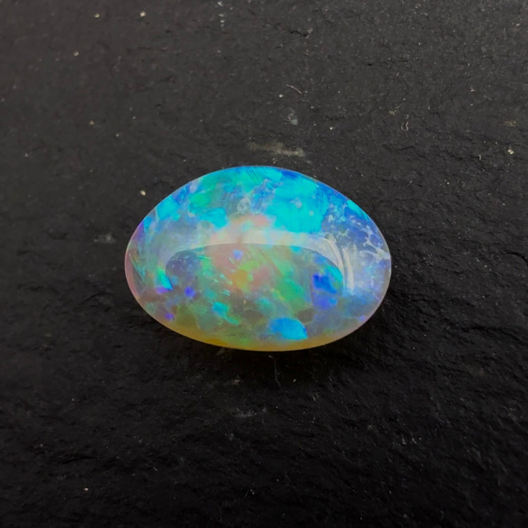 1.2ct Crystal With Soft Greens, Blues and Lots Of Depth