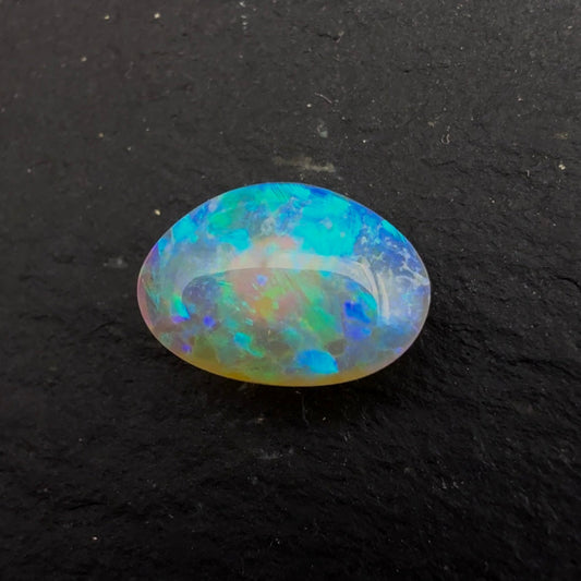 1.2ct Crystal With Soft Greens, Blues and Lots Of Depth