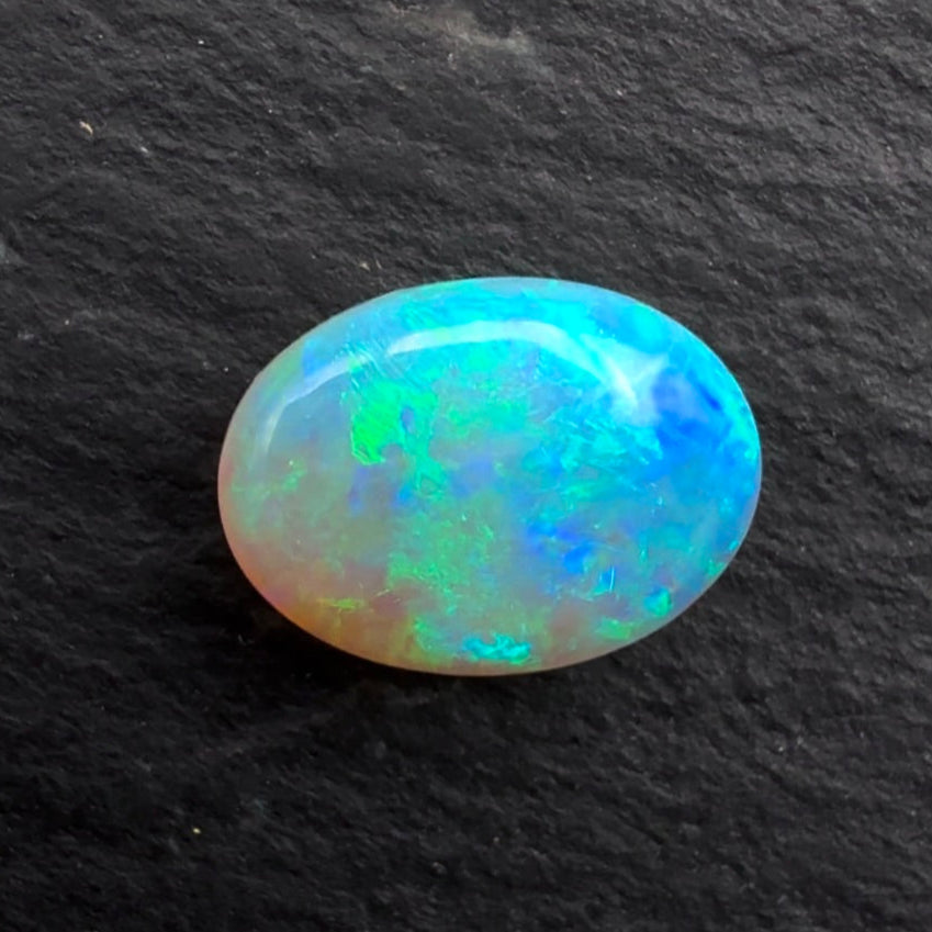 1.15ct Affordable Crystal Opal With Soft Greens And Blues And Depth Of Color