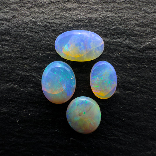 2.35ct Crystal Opal Bundle With Light Pastel Blues And Greens