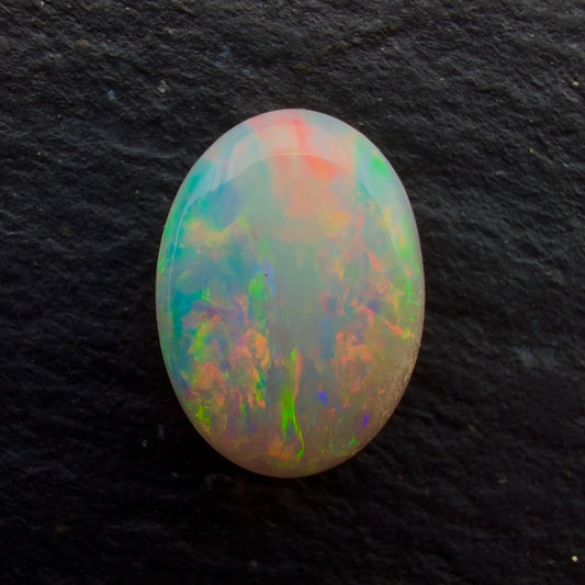 0.94cts Affordable Dark Opal With A Red Pink Multicolor Pattern
