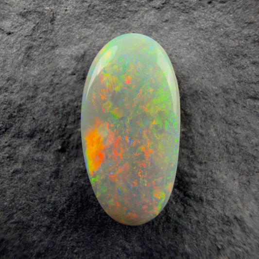 1.95cts Affordable Dark Opal With Red Pink Multicolor Pattern
