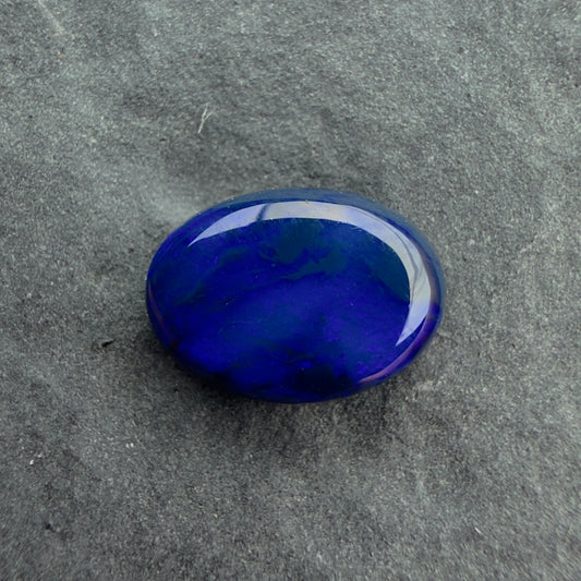 0.9cts Affordable Black Opal With A Deep Blue Play of color