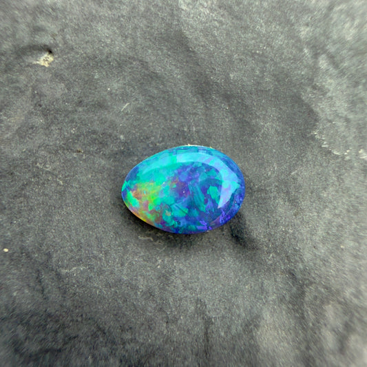 0.37cts Affordable Black Opal With A Blue Green Color Palette