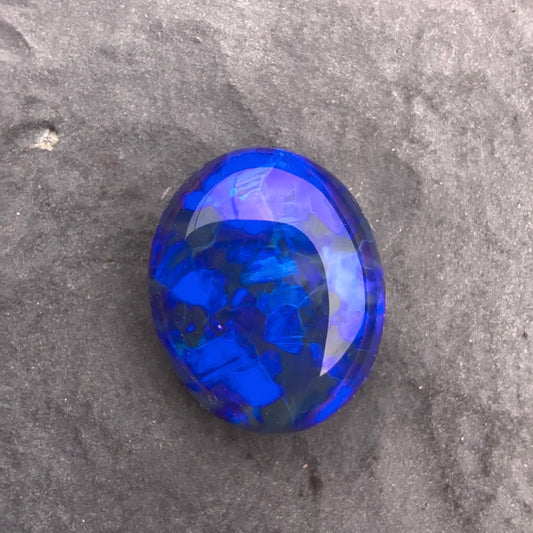 2.72cts Affordable Black Opal With A Deep Blue Palette