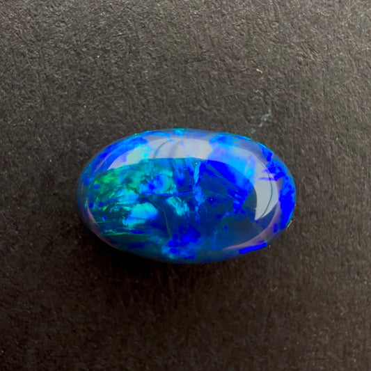 1.22cts Black Opal With A Blue and Green Play Of Color, From Lightning Ridge Australia