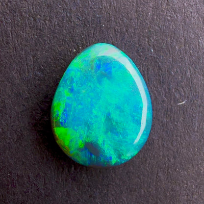 1cts Black Opal With A Deep Green Blue Play Of Color, From Lightning Ridge Australia