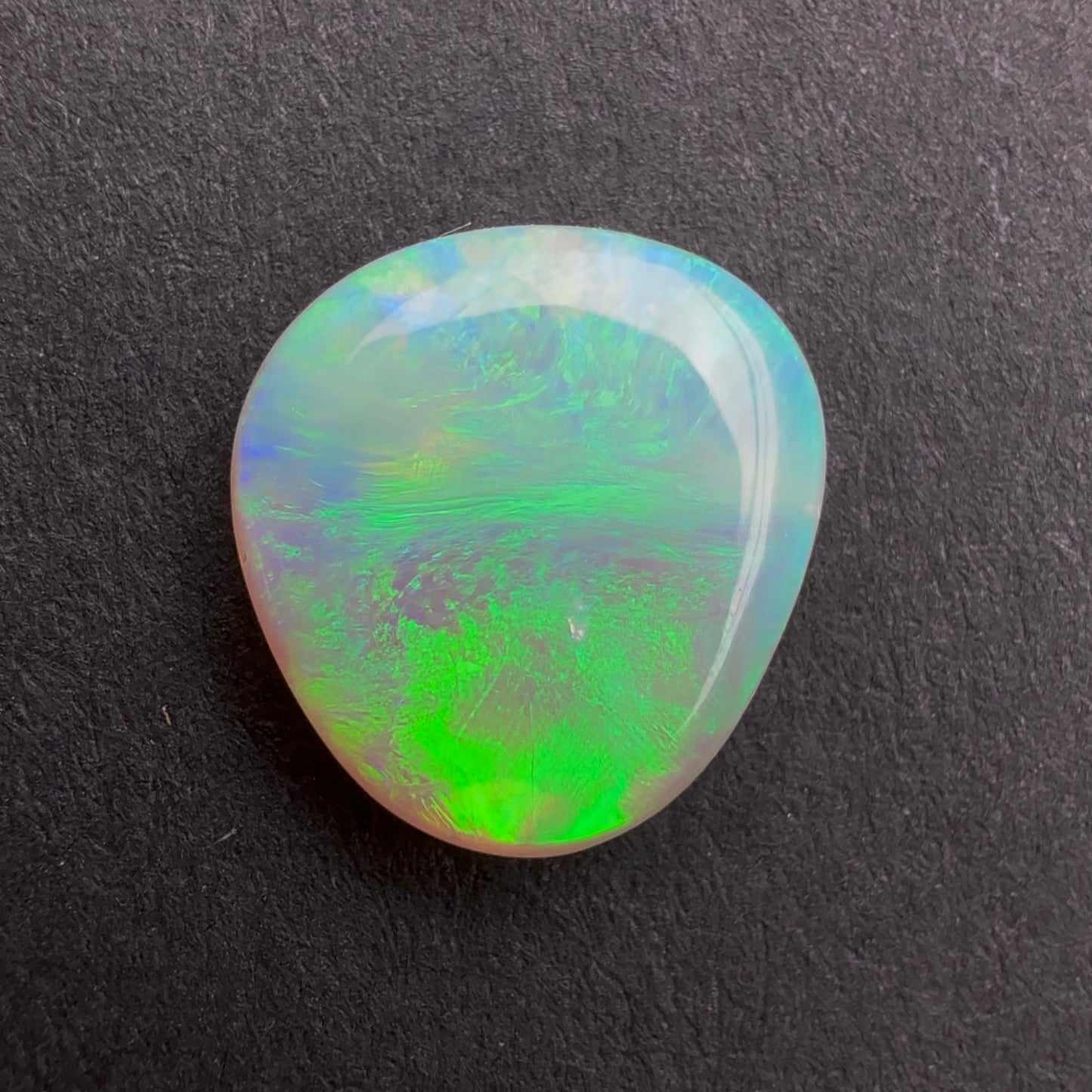1.45cts Affordable Crystal Opal With A Green Blue Play Of Color, From Lightning Ridge Australia