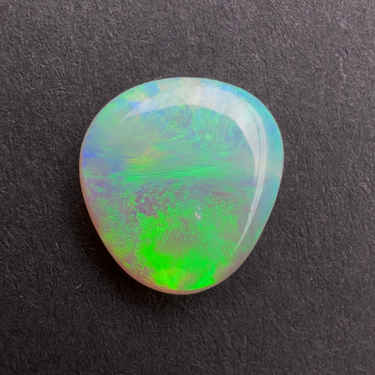 1.45cts Affordable Crystal Opal With A Green Blue Play Of Color, From Lightning Ridge Australia