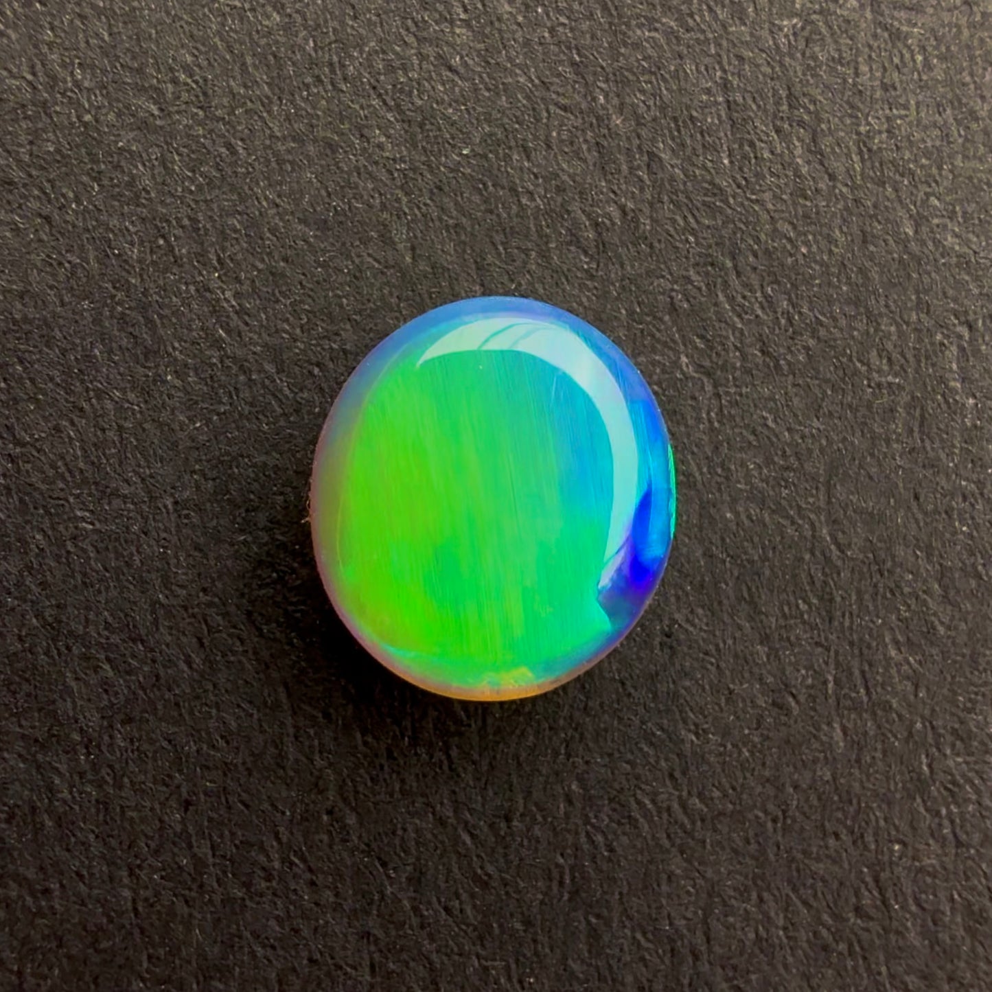 0.49cts Top Gem Crystal Opal With A Green Blue Play Of Color, From Lightning Ridge Australia