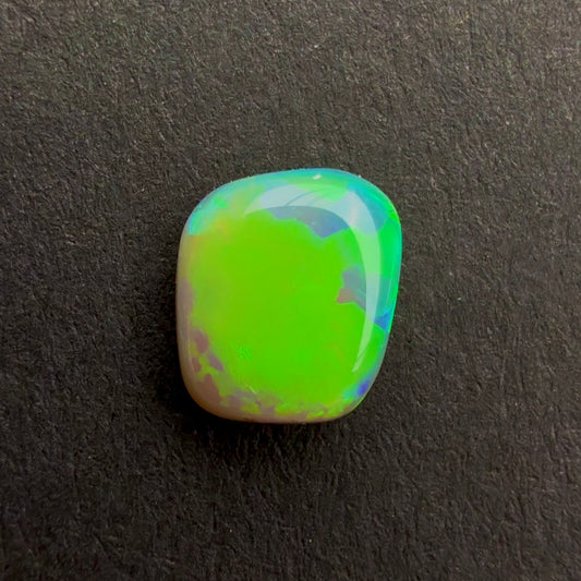 0.5cts Top Gem Dark Crystal Opal With A Green Blue Play Of Color, From Lightning Ridge Australia