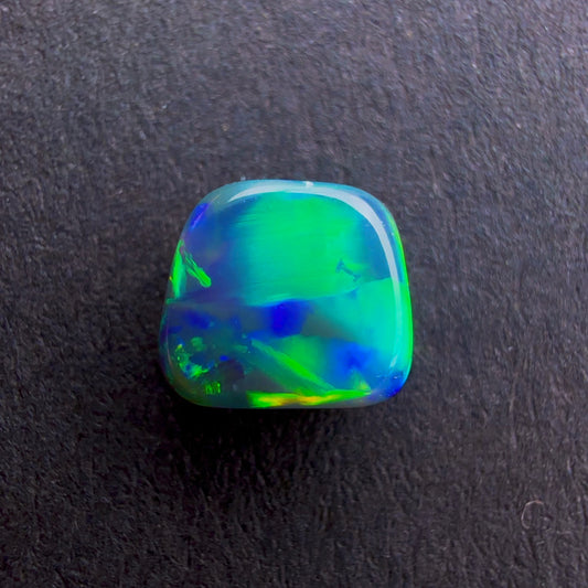 0.52cts Top Gem Black Opal With A Blue Green Play Of Color, From Lightning Ridge Australia
