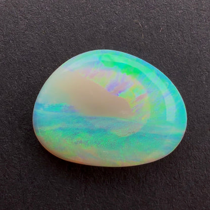 1.73cts Affordable Dark Crystal Opal With A Green Blue Play Of Color, From Lightning Ridge Australia