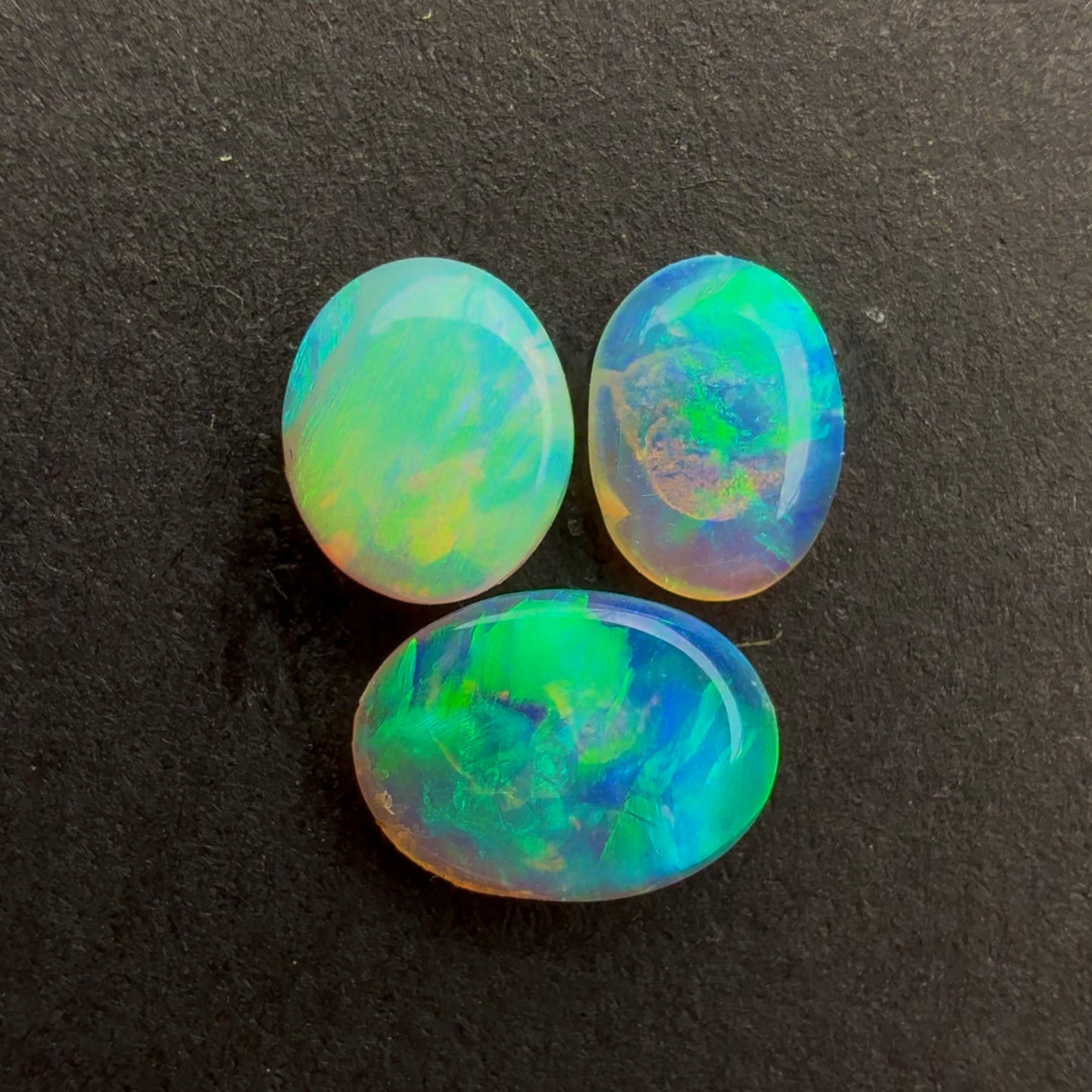 (Price For Parcel) Affordable Crystal Opal Bundle With A Green Blue Play Of Color, From Lightning Ridge Australia