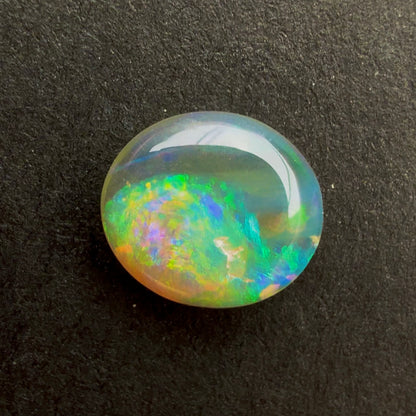 0.64cts Affordable Crystal Opal With A Green Blue Multicolor Play Of Color, From Lightning Ridge Australia