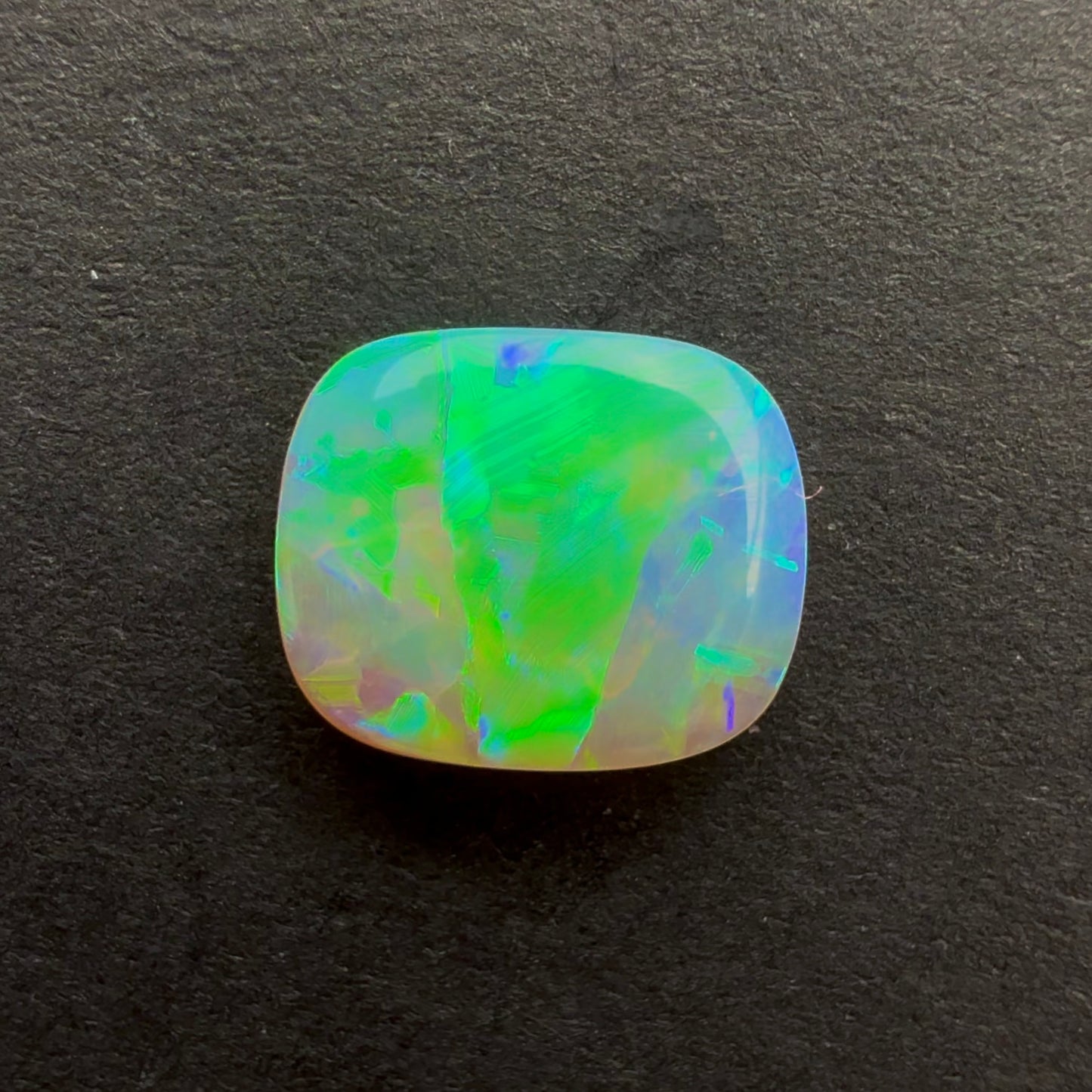 0.83cts Affordable Crystal Opal With A Green Blue Play Of Color, From Lightning Ridge Australia