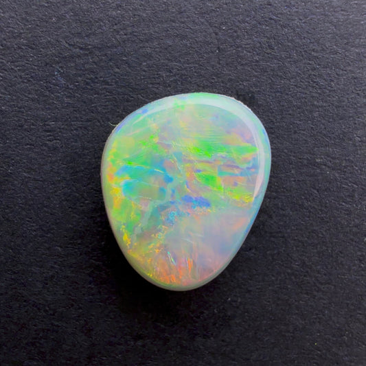 1.14cts Affordable Dark Opal With A Red Pink Multicolor Play Of Color, From Lightning Ridge Australia
