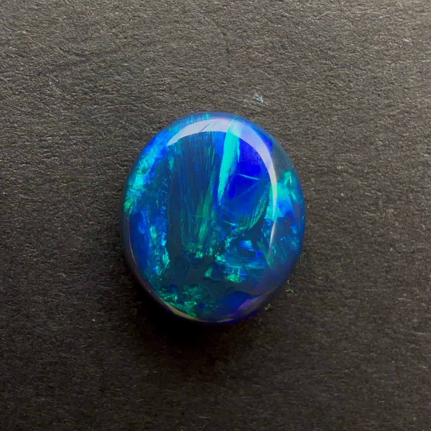 1.39cts Affordable Black Opal With A Green Blue Play Of Color, From Lightning Ridge Australia
