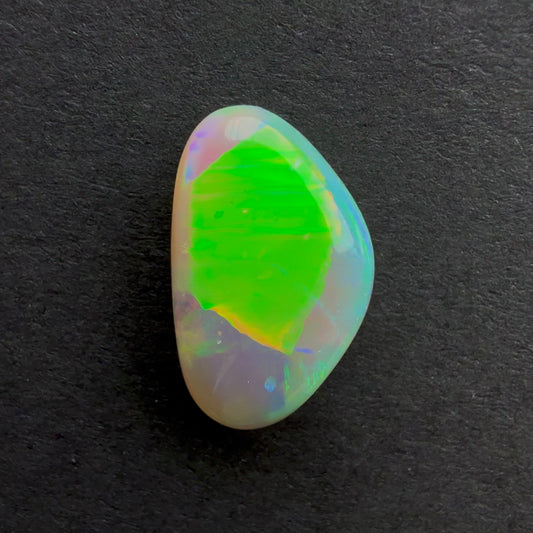 2.96cts Dark Opal With A Green, Yellow, Gold Play Of Color, From Lightning Ridge Australia