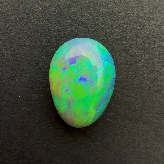 2.69cts Crystal Opal With A Green Blue Play Of Color, From Lightning Ridge Australia