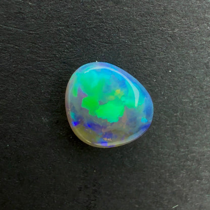 0.54cts Affordable Crystal Opal With A Green Blue Play Of Color, From Lightning Ridge Australia