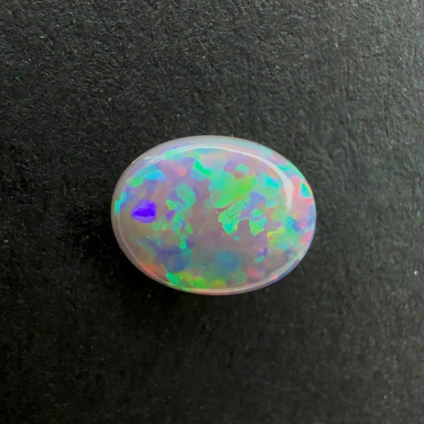 0.36cts Affordable Crystal Opal With A Green Blue Multicolor Play Of Color, From Lightning Ridge Australia