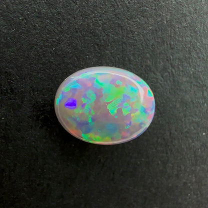 0.36cts Affordable Crystal Opal With A Green Blue Multicolor Play Of Color, From Lightning Ridge Australia