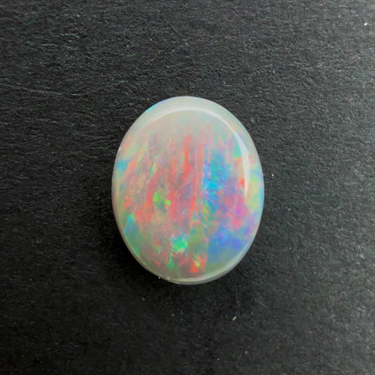 0.64cts Affordable Dark Opal With A Red Pink Multicolor Play Of Color, From Lightning Ridge Australia